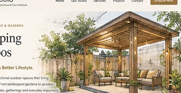 Original GRIIHAM STUDIO architectural concept illustration: project outdoor
